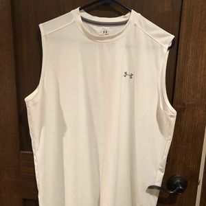 Men’s L Under Armour Heat Gear Tank Tops